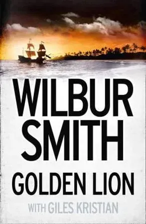 Wilbur Smith Golden Lion innbundet bok engelsk