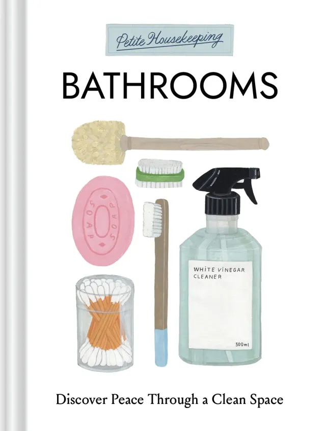 Petite Housekeeping Bathrooms innbundet rengjøringsbok