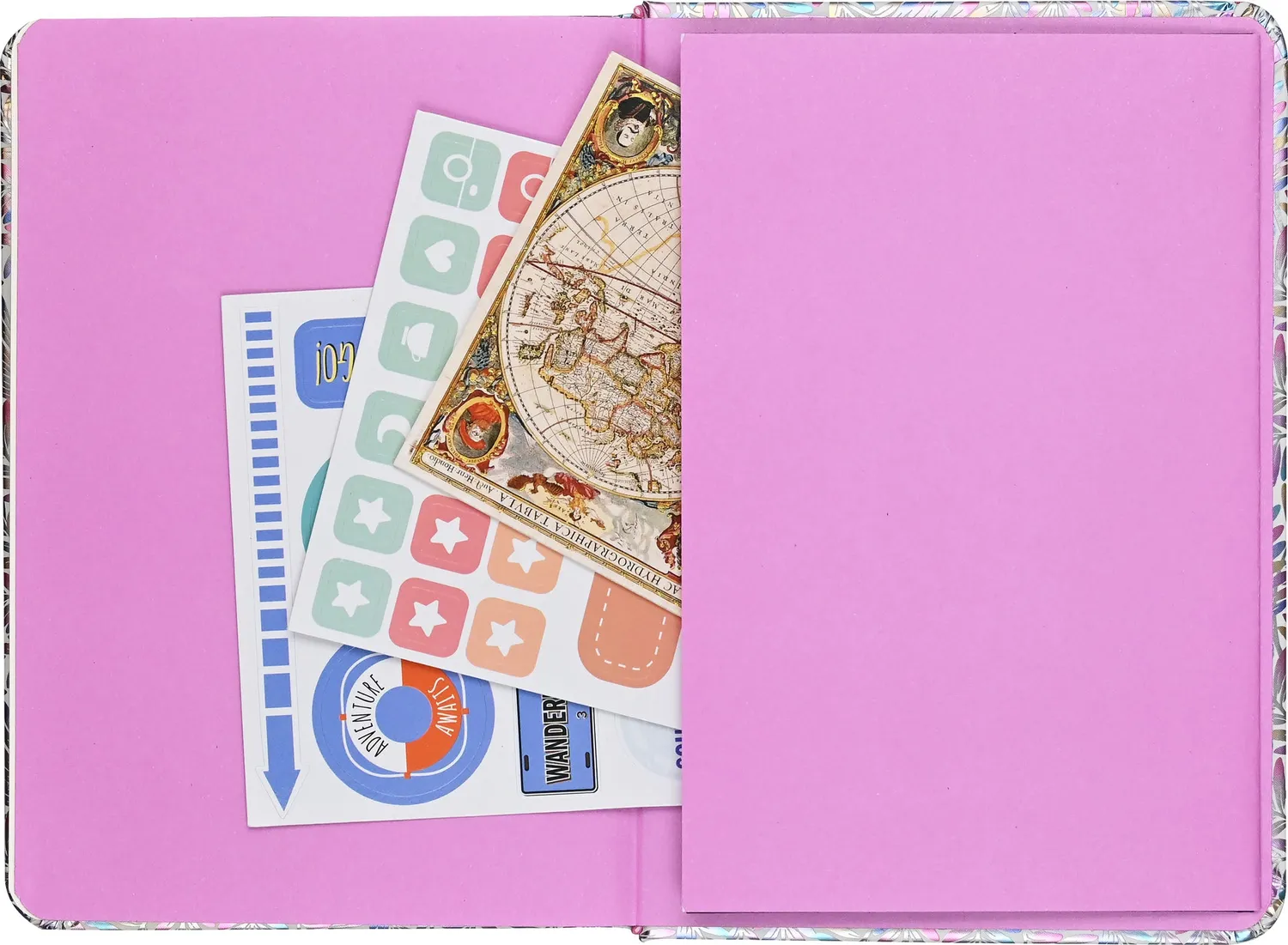 Peter Pauper Press Watercolor Vines journal linjert blomst