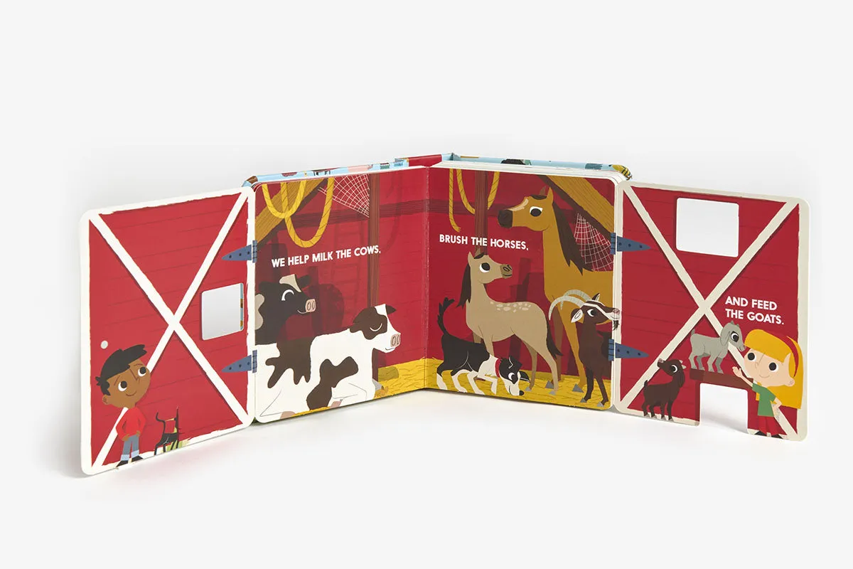 Abrams & Chronicle Books Farmblock pappbok årstider 0–3 år