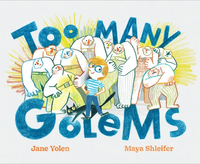Abrams Too Many Golems bildebok innbundet Jane Yolen