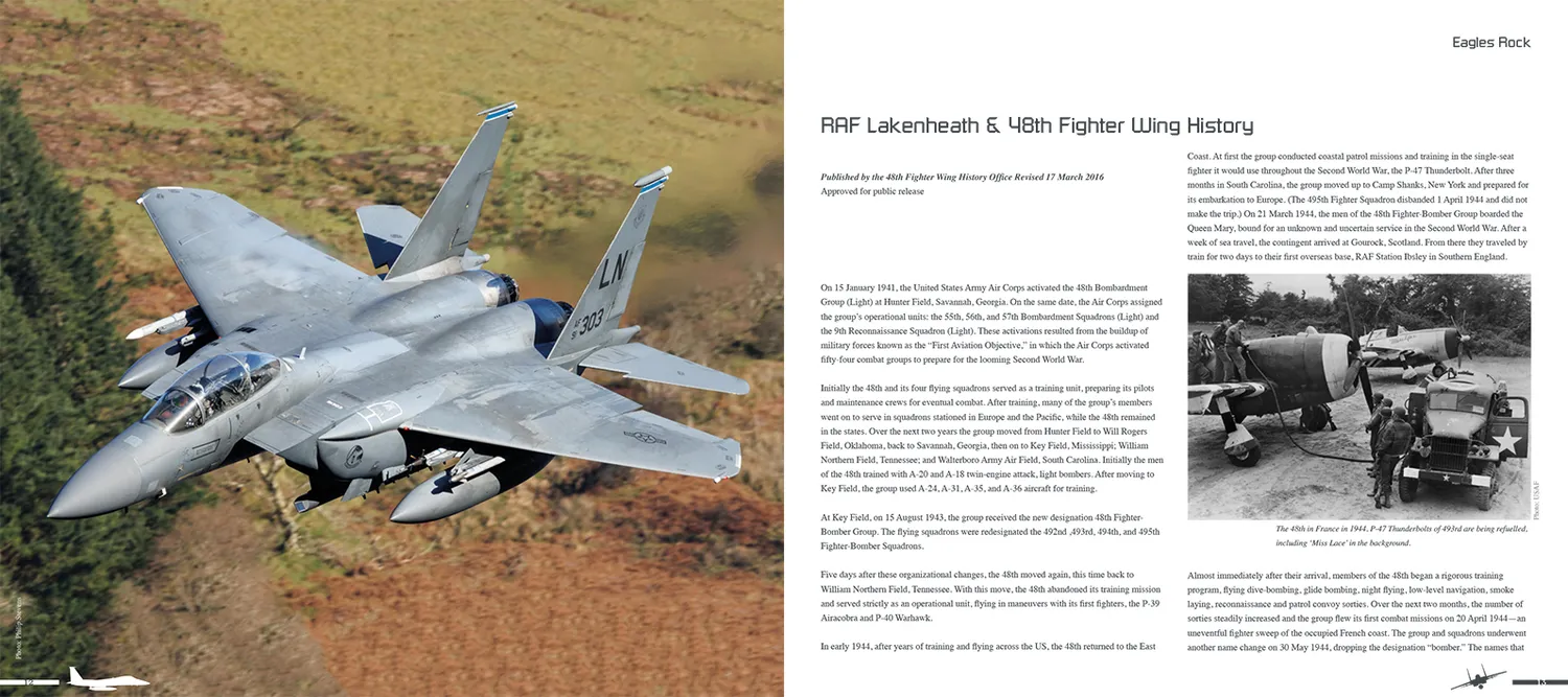 Duke Hawkins Eagles Rock bok innbundet F-15 172 sider