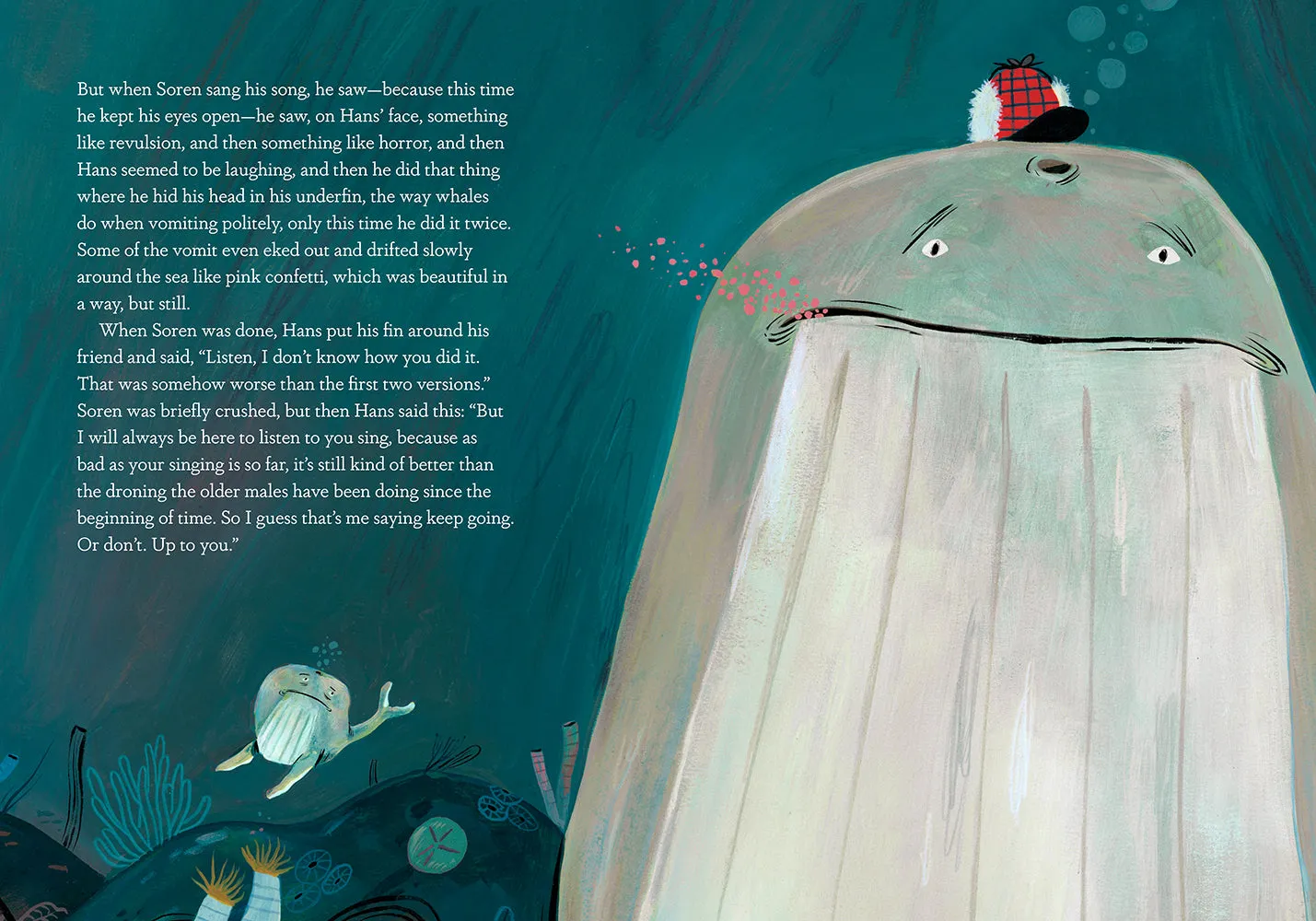Dave Eggers Soren's Seventh Song bildebok innbundet hval