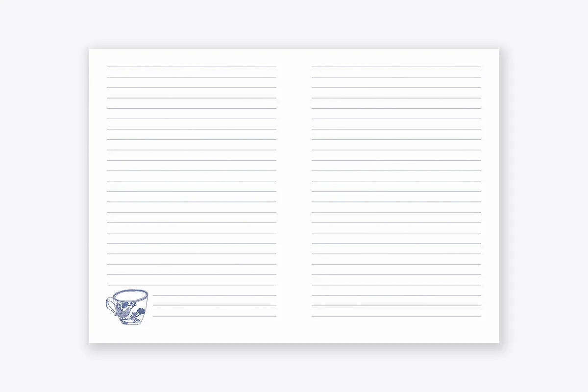 Molly Hatch Notebook notatbok linjert blomster