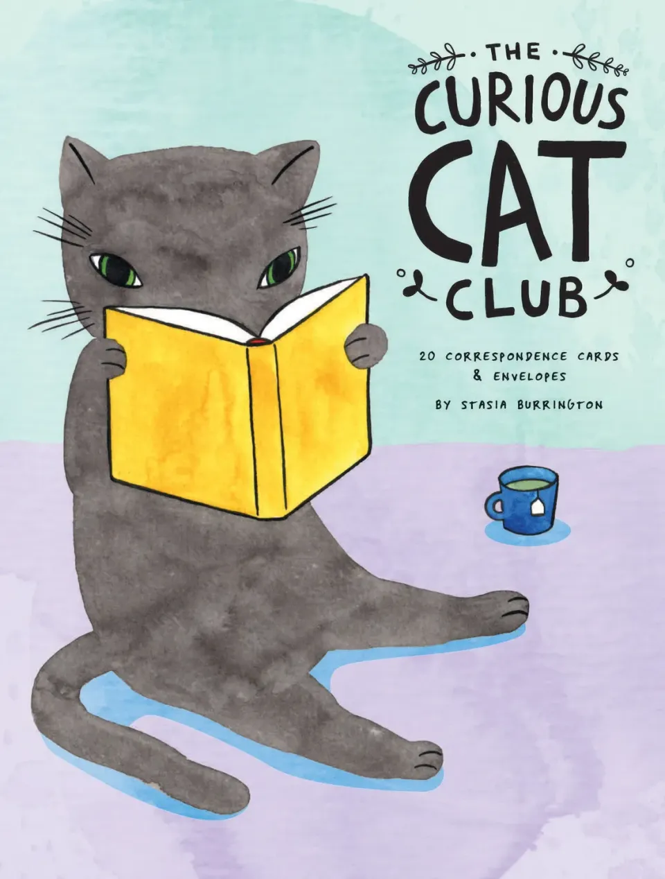 Chronicle Books The Curious Cat Club Correspondence Cards kort 20-pk