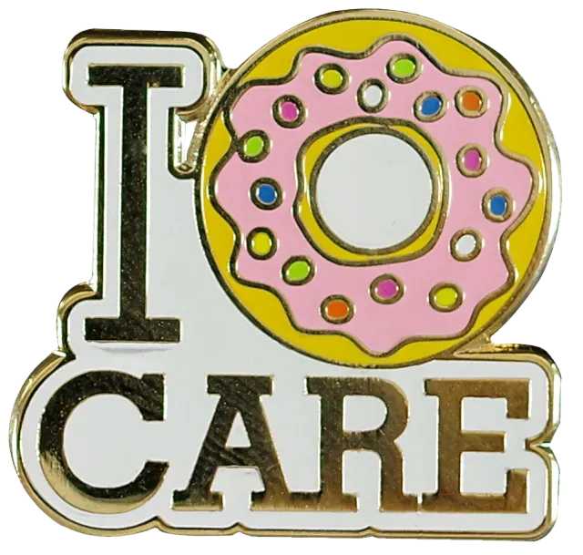 Peter Pauper Press I Donut Care emaljepin donut