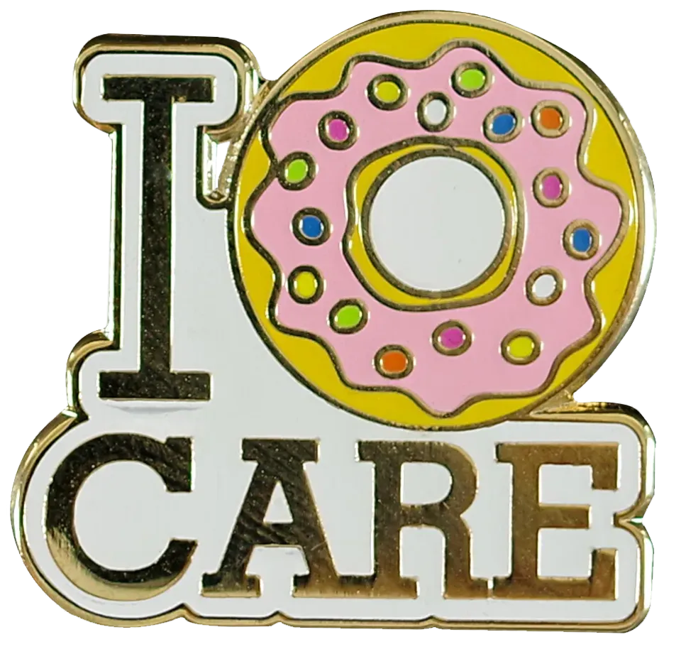 Peter Pauper Press I Donut Care emaljepin donut
