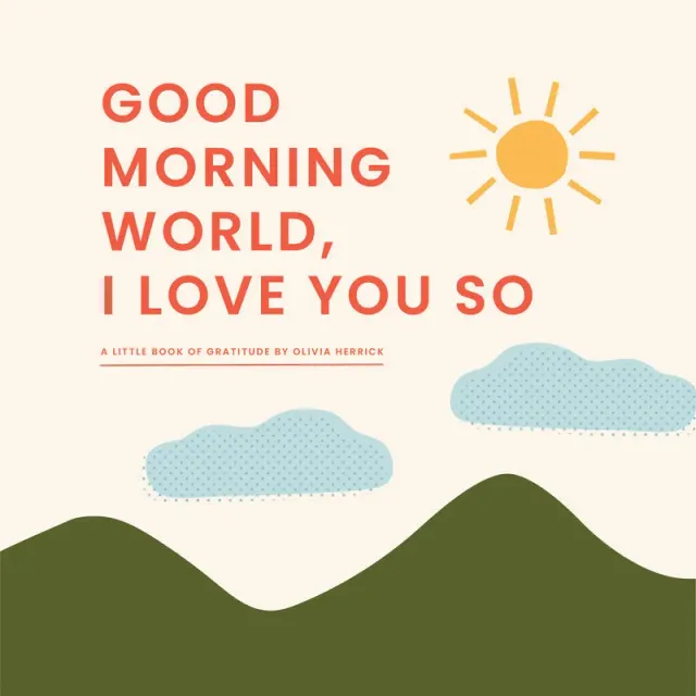Familius Good Morning World pekebok board book takknemlighet