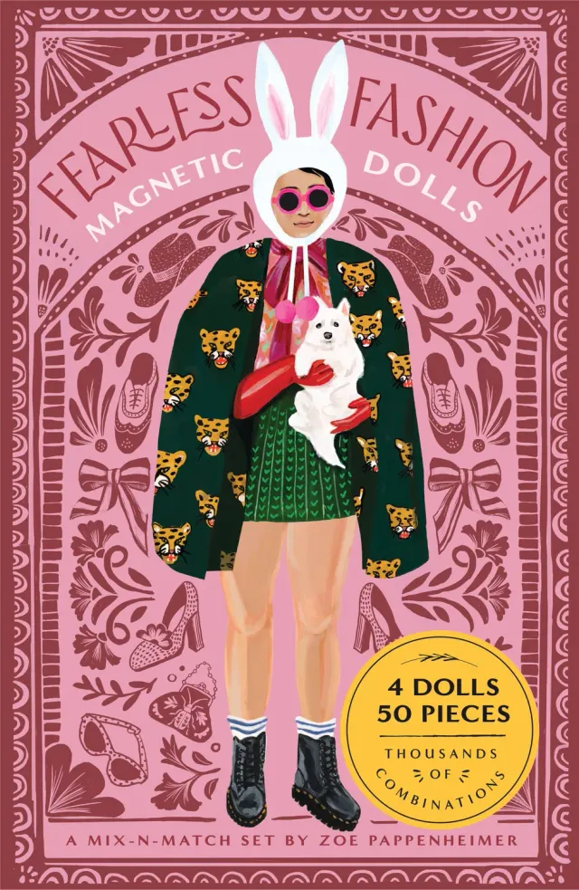 Chronicle Fearless Fashion Magnetic Dolls magnetsett