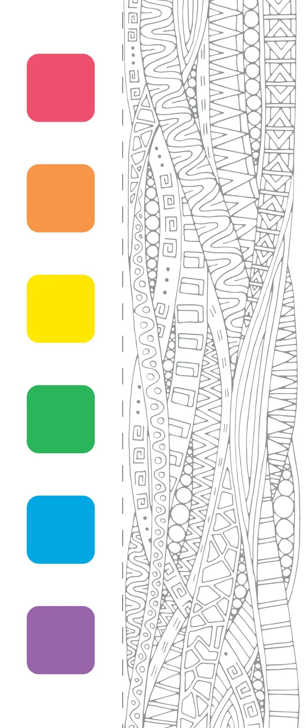 Peter Pauper Press Color Me Calm akvarellsett lomme