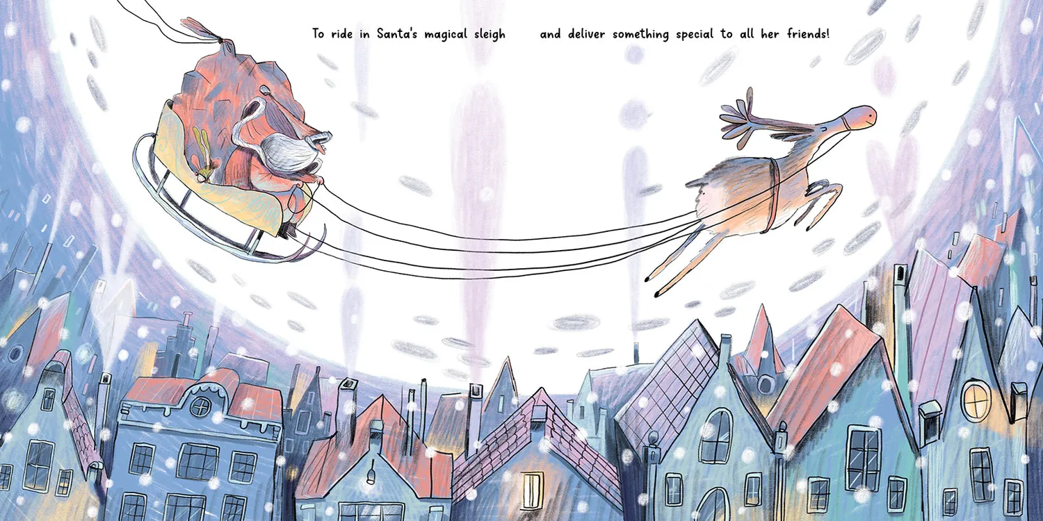 Abrams Little Hare Finds a Gift barnebok innbundet jul