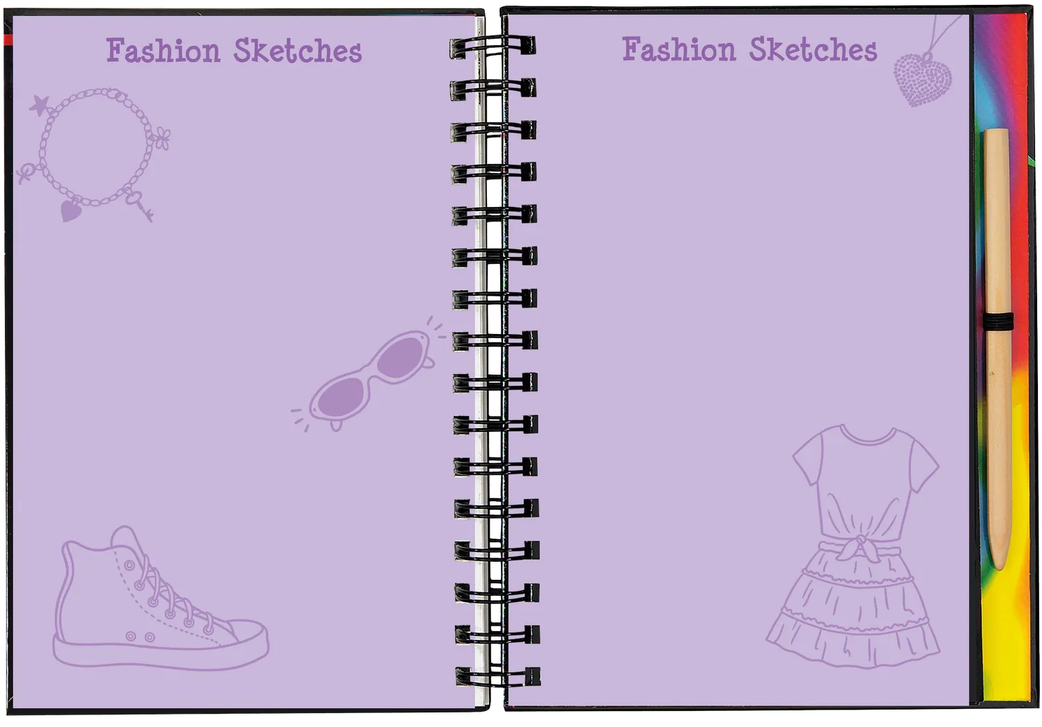 Peter Pauper Press Fashion Show skrapebok mote 64 sider