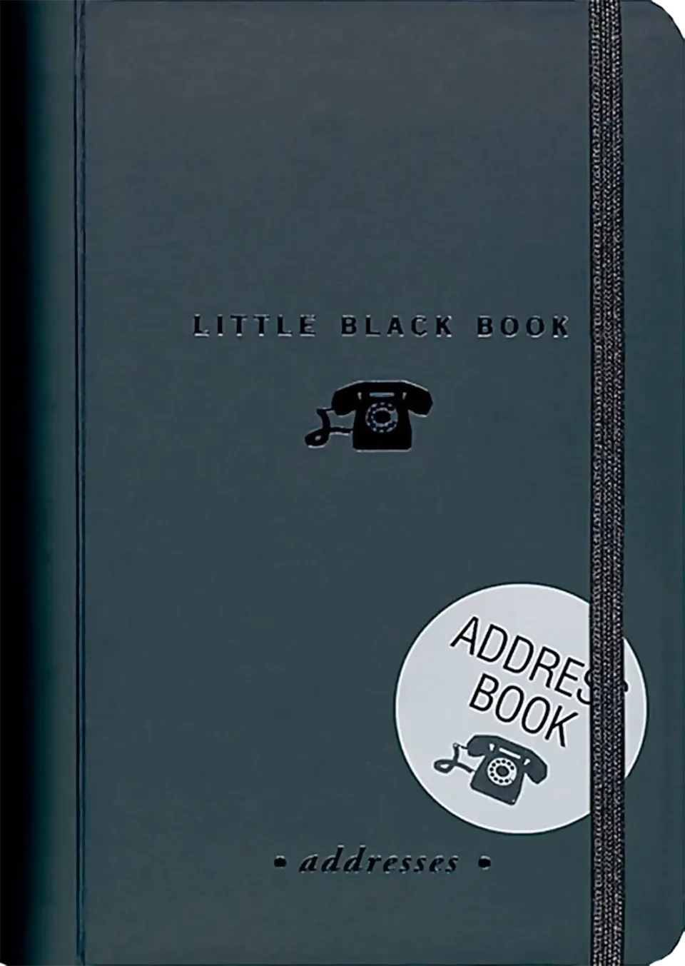 Peter Pauper Press Little Black Book adressebok liten