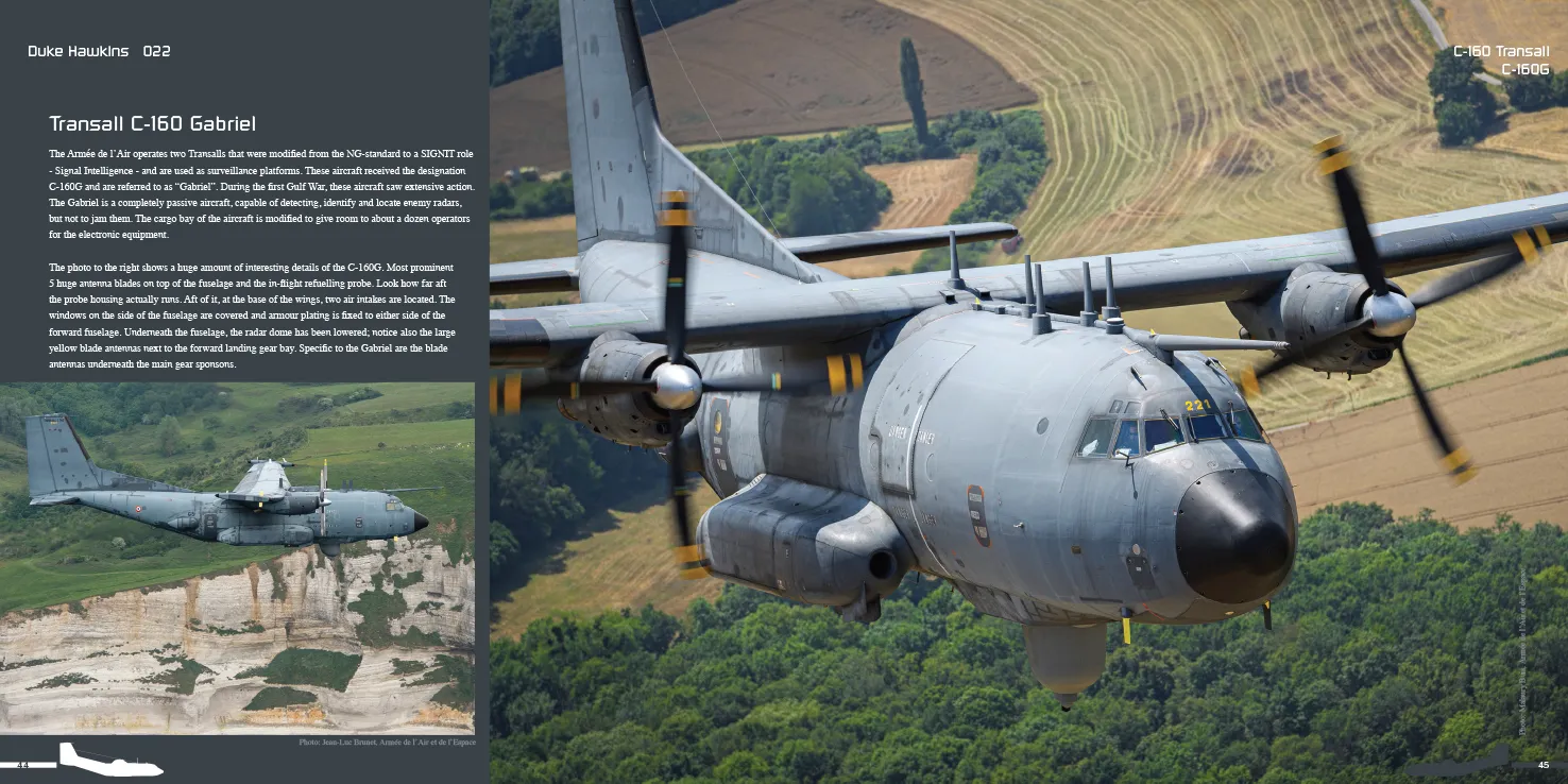 Duke Hawkins C-160 Transall bok 116 sider walkaround