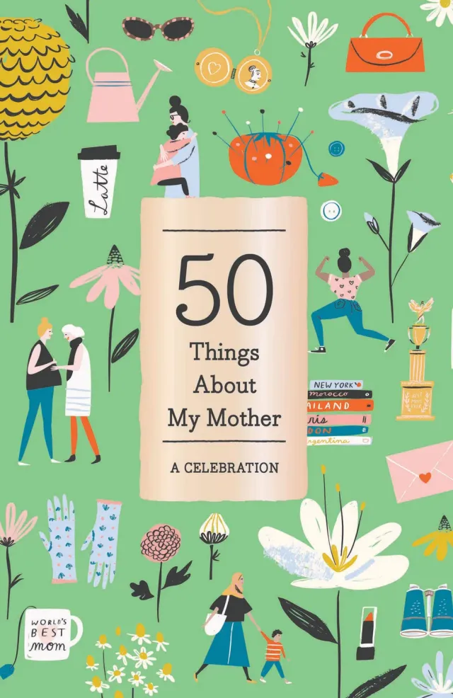 Abrams Noterie 50 Things About My Mother fyll-inn gavebok