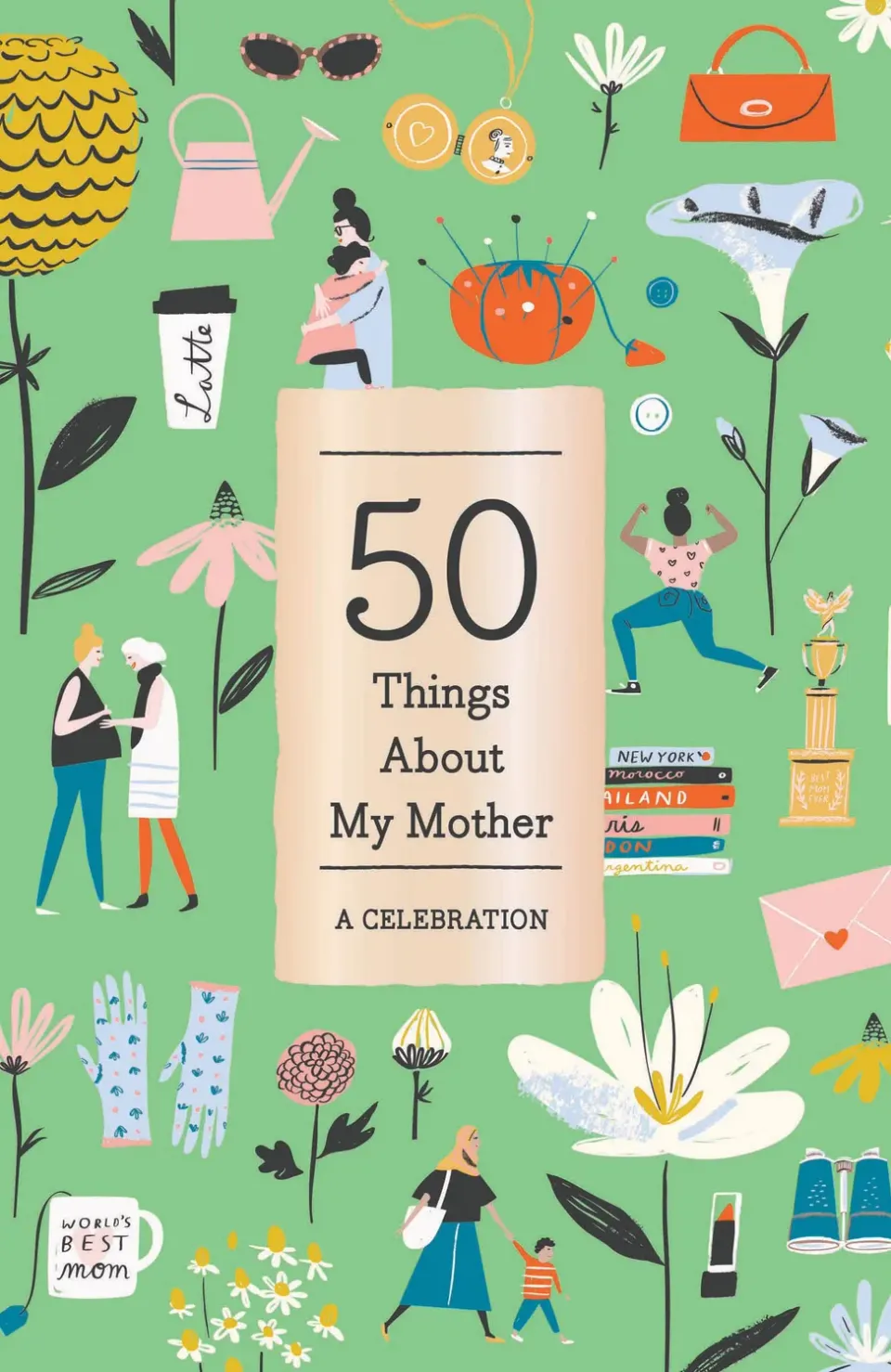 Abrams Noterie 50 Things About My Mother fyll-inn gavebok