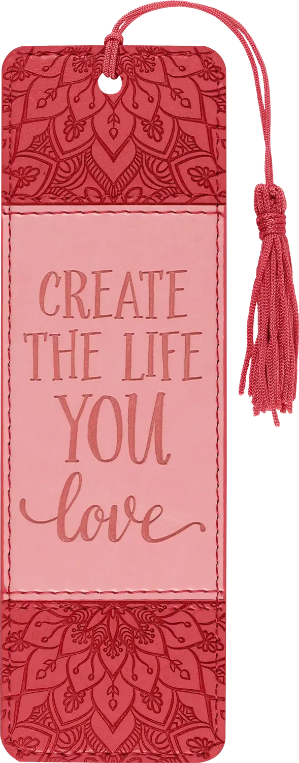 Peter Pauper Press Create the Life You Love bokmerke vegansk skinn