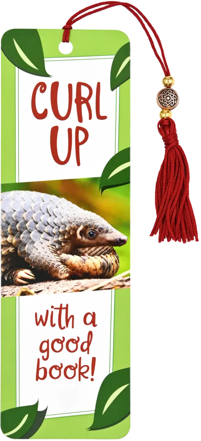 Peter Pauper Press Pangolin bokmerke perler linjal