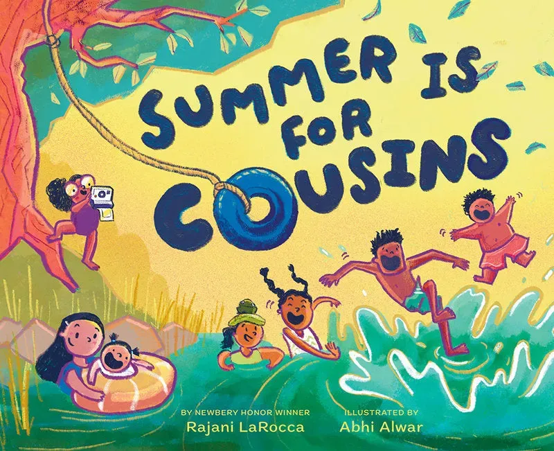 Abrams Summer Is for Cousins bildebok innbundet sommer