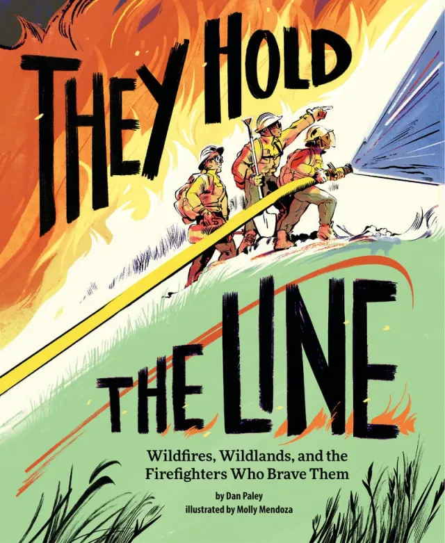 Chronicle Books They Hold the Line barnebok innbundet brannmenn