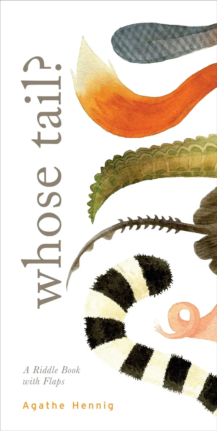 Whose Tail? biletbok innbundet klaffer Agathe Hennig
