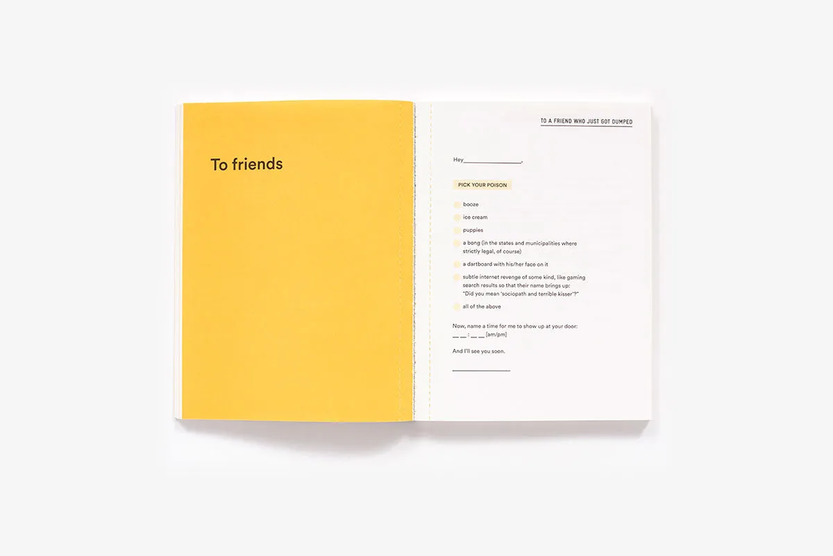 Laura Olin Form Letters pocketbok fyll-inn brev
