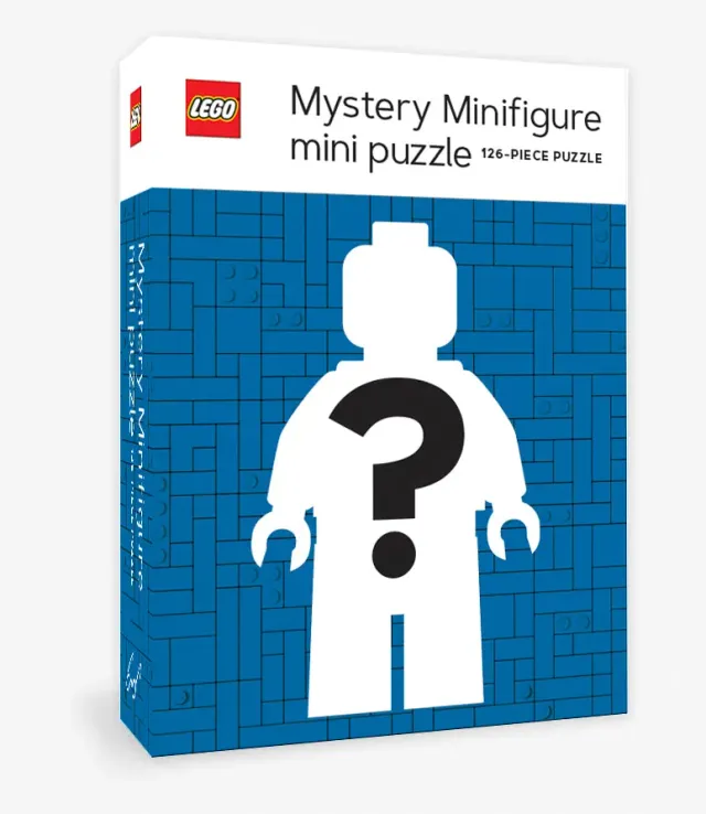 Abrams LEGO Mystery Minifigure puslespill 126 brikker blå