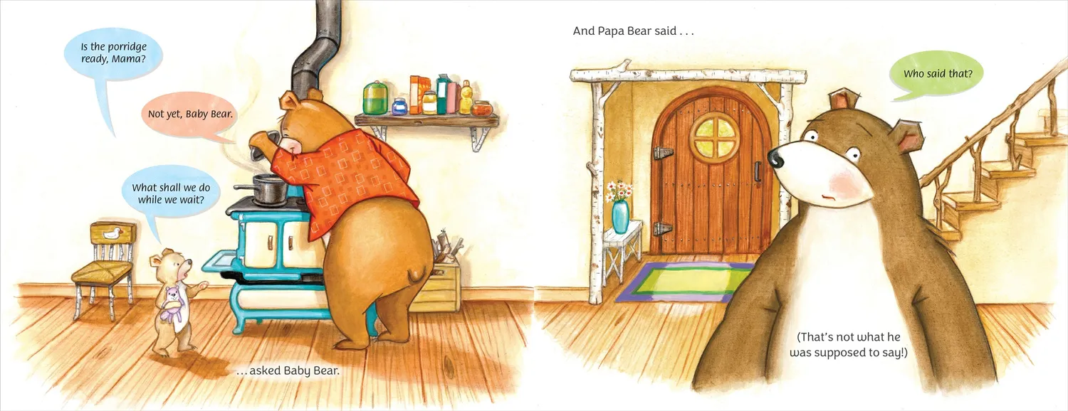 Wade Bradford Papa Bear's Page Fright bildebok innbundet