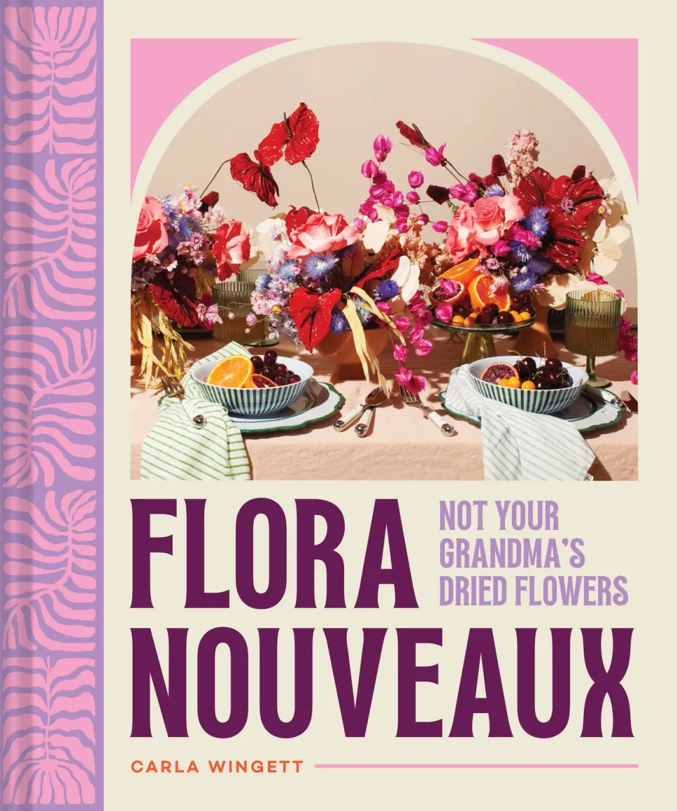 Abrams and Chronicle Flora Nouveaux innbundet bok moderne tørkede blomster