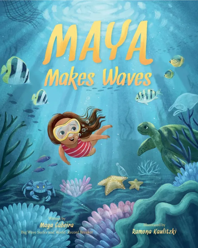 Abrams and Chronicle Maya Makes Waves bildebok innbundet hav