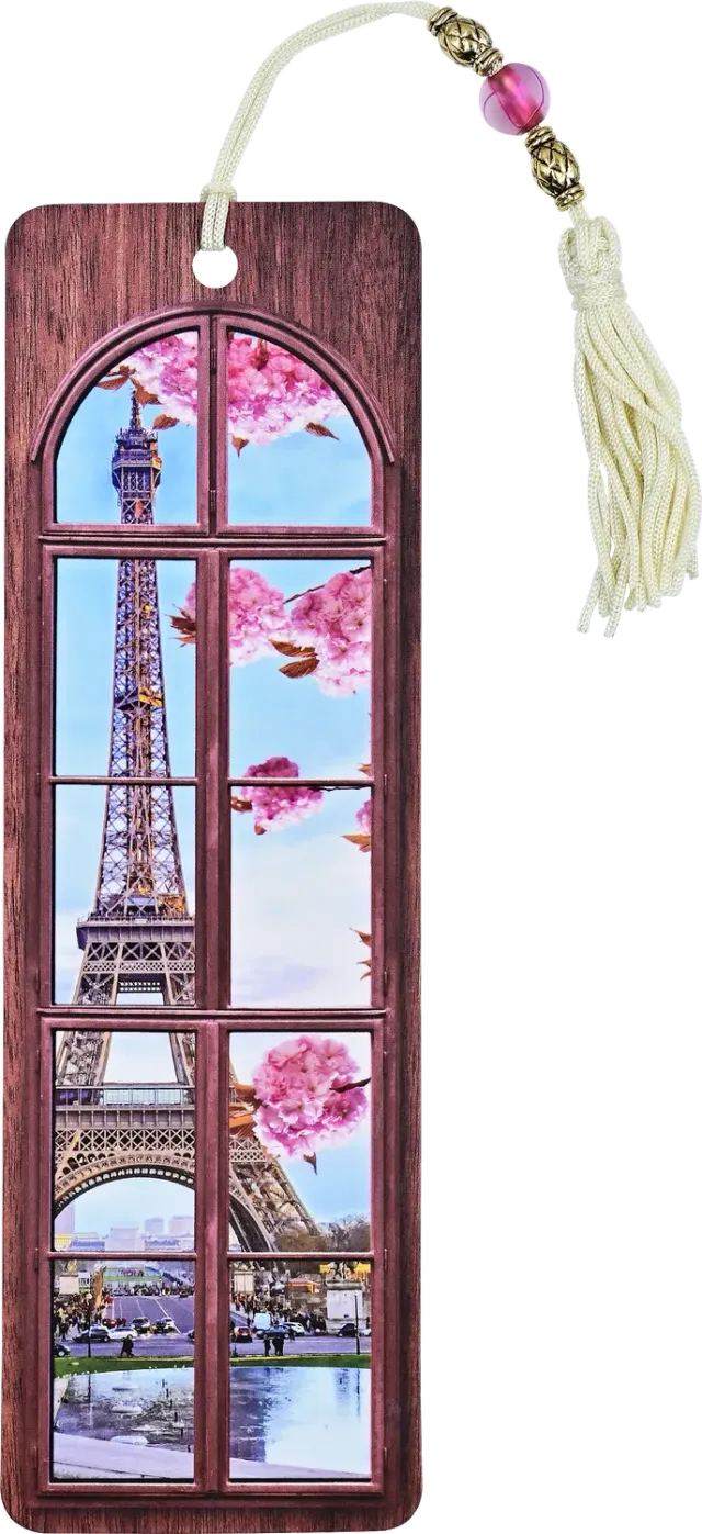 Peter Pauper Press Springtime in Paris bokmerke dusk linjal