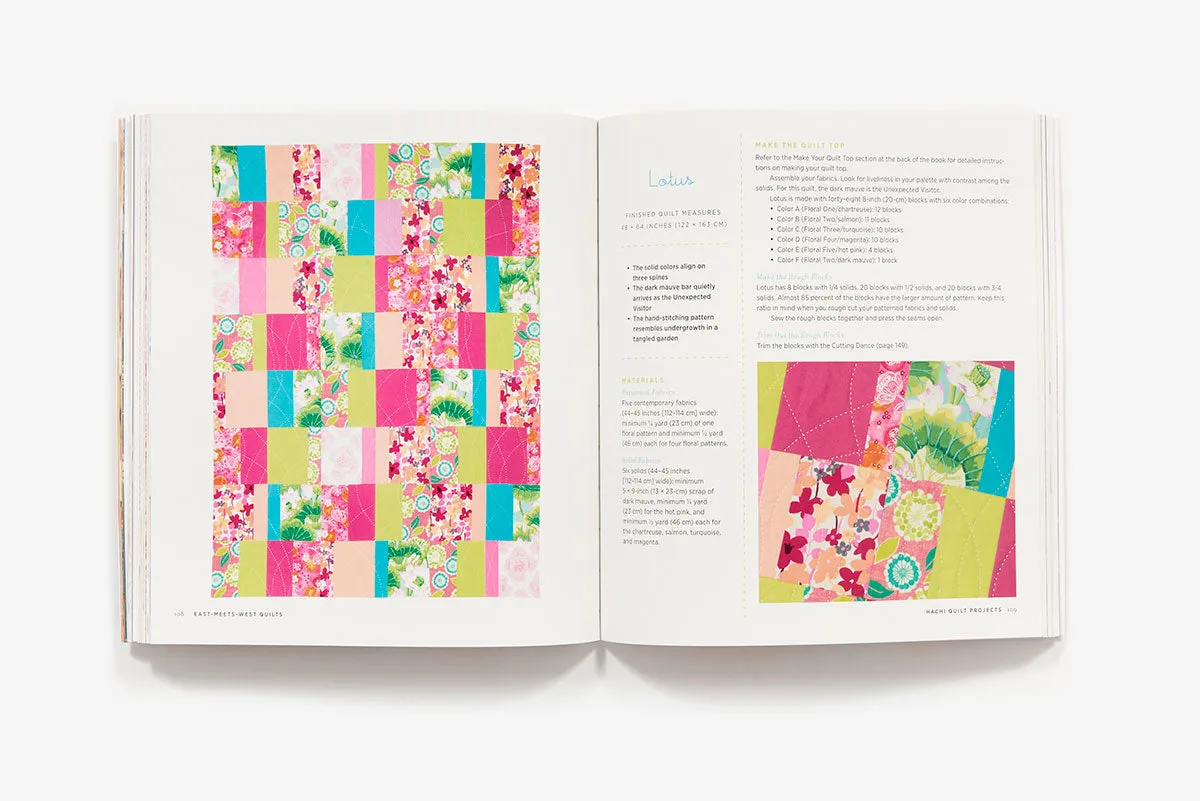 Patricia Belyea East-Meets-West Quilts quiltbok pocket