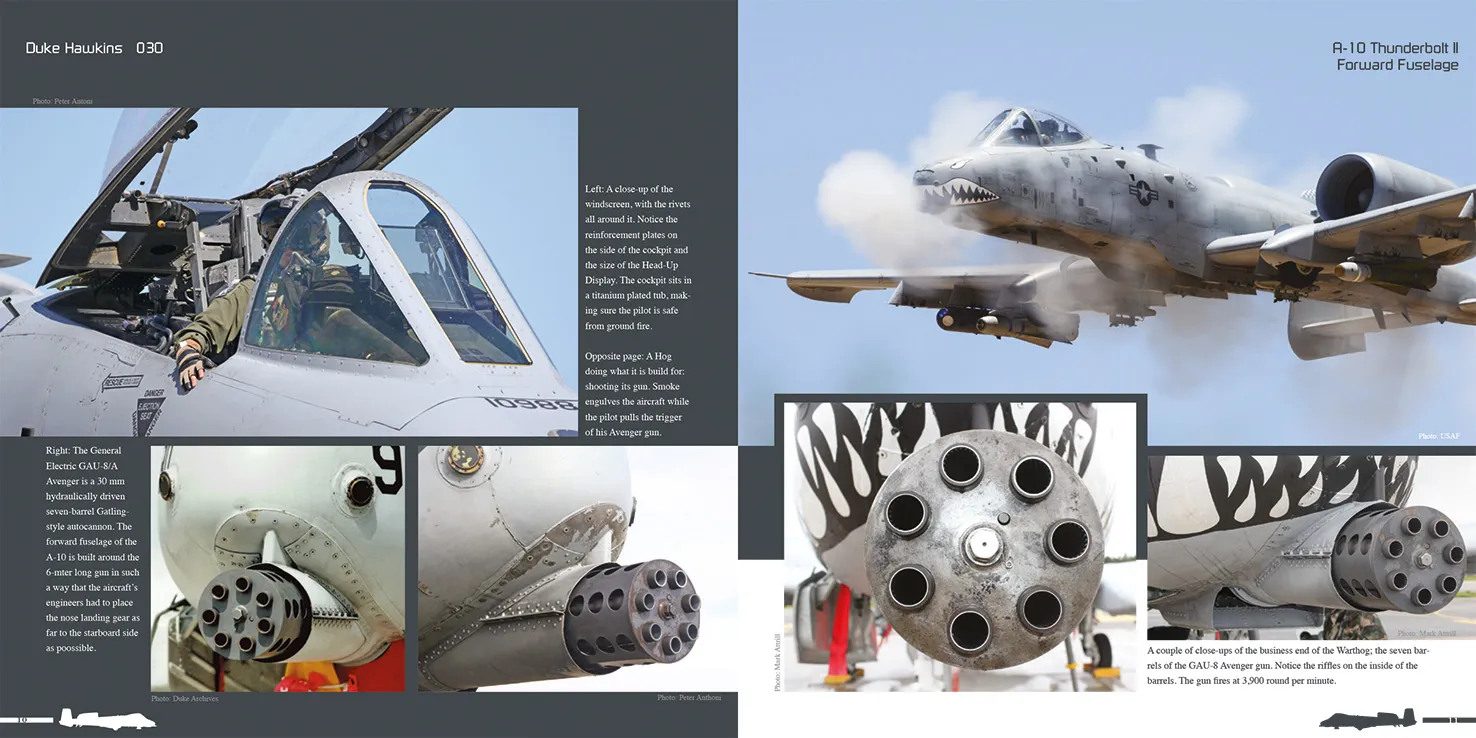 Duke Hawkins Fairchild A-10 Thunderbolt II bok 180 sider
