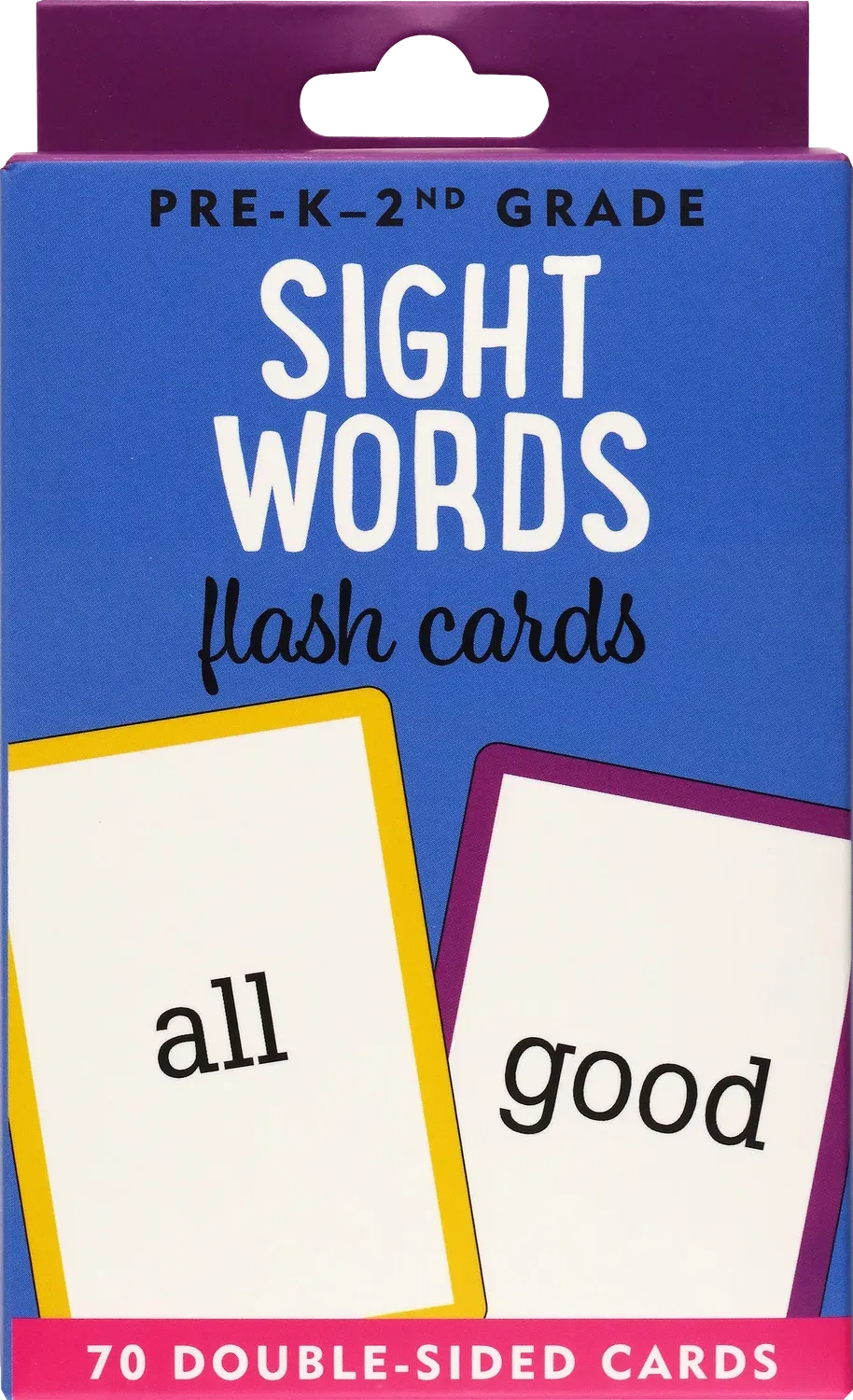 Peter Pauper Press Sight Words læringskort 70 kort engelsk