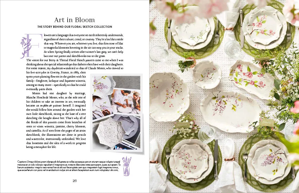 Abrams Together at the Table bok innbundet Juliska selskap