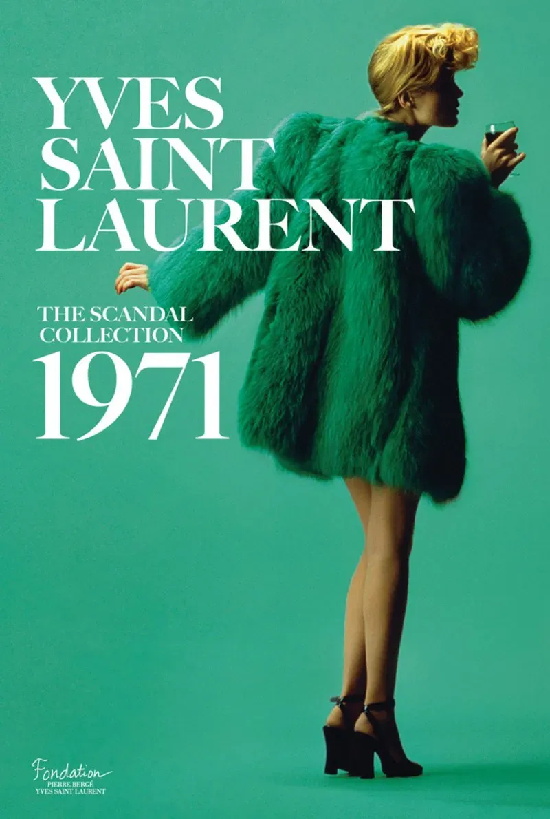 Abrams Yves Saint Laurent The Scandal Collection 1971 innbundet motebok