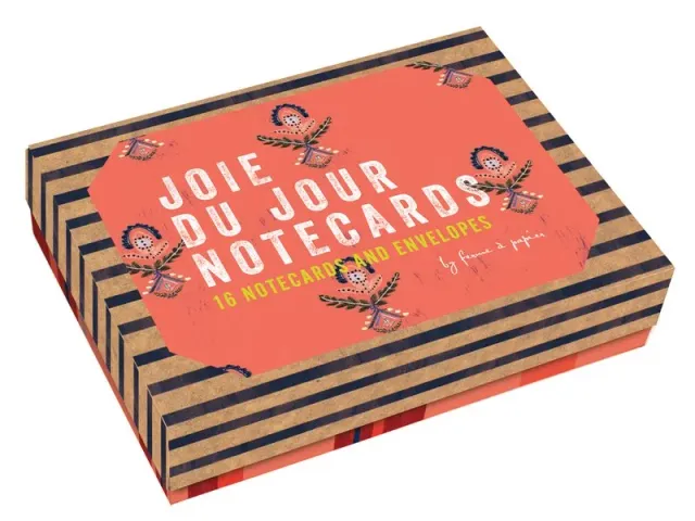 Chronicle Books Joie du Jour notatkort 16 stk fransk motiv