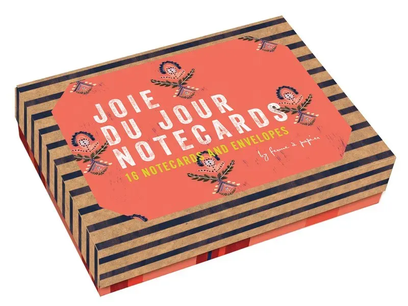 Chronicle Books Joie du Jour notatkort 16 stk fransk motiv