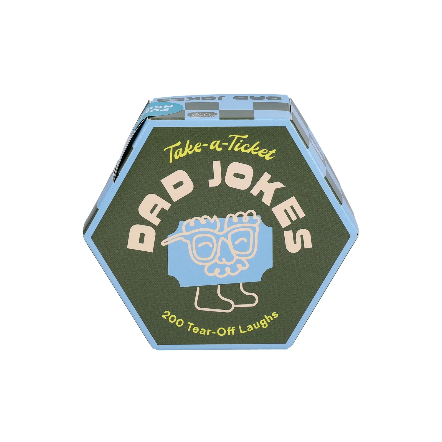 Chronicle Books Take-a-Ticket Dad Jokes 200 vitseske