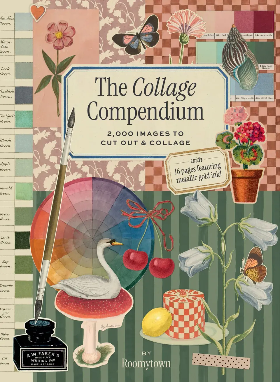 Chronicle Books The Collage Compendium paperback klippebok 2000 bilder