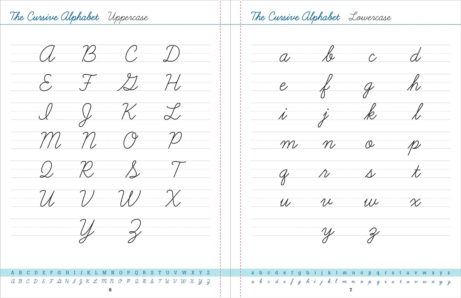 Peter Pauper Press Cursive Handwriting arbeidsbok for ungdom