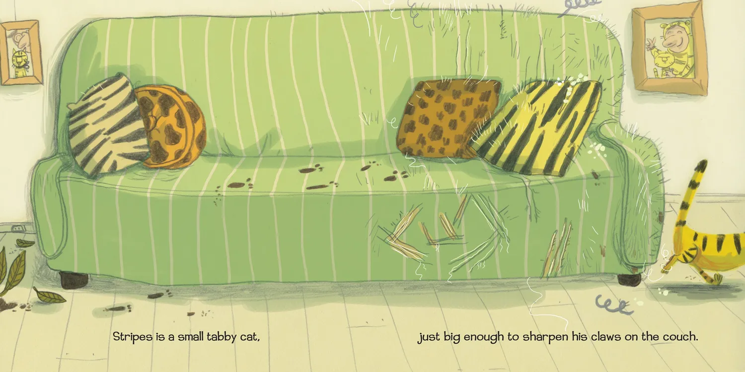 Peter Pauper Press Stripes the Tiger bildebok innbundet
