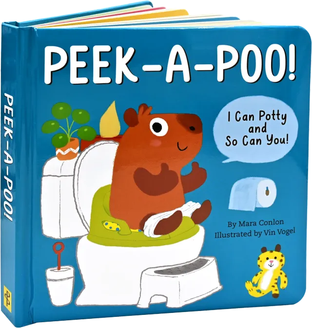 Peter Pauper Press Peek-a-Poo pottetrening kartongbok