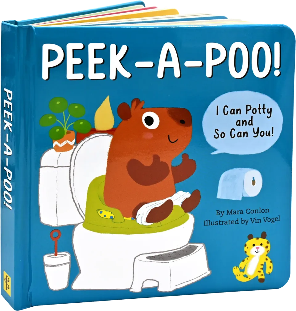 Peter Pauper Press Peek-a-Poo pottetrening kartongbok