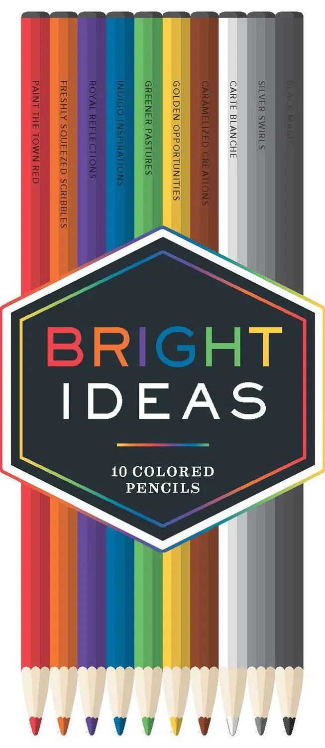 Chronicle Books Bright Ideas fargeblyanter 10-pakk farger