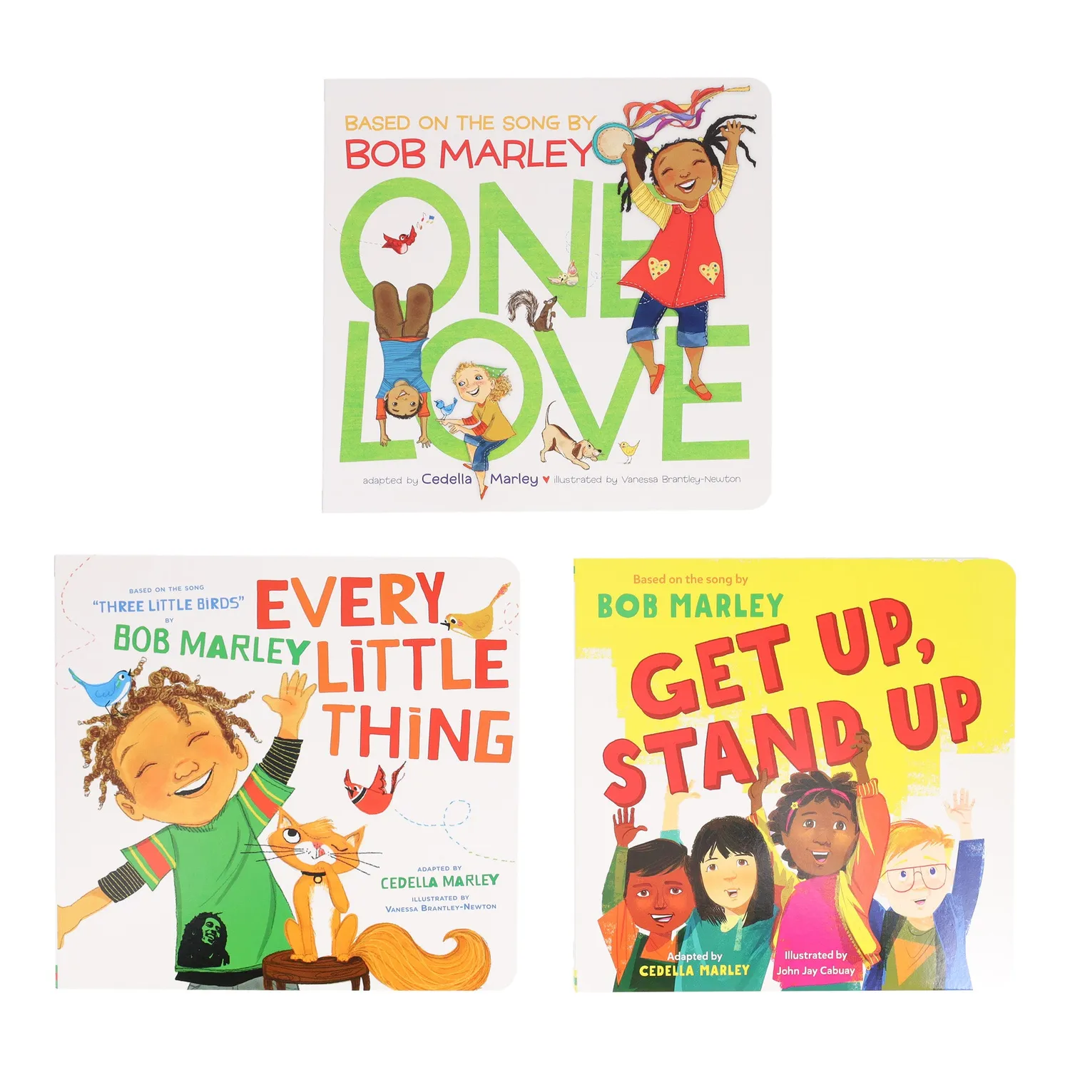 Chronicle Books Bob Marley Three Little Books pappbok 3-pack