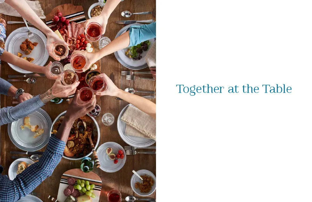 Abrams Together at the Table bok innbundet Juliska selskap