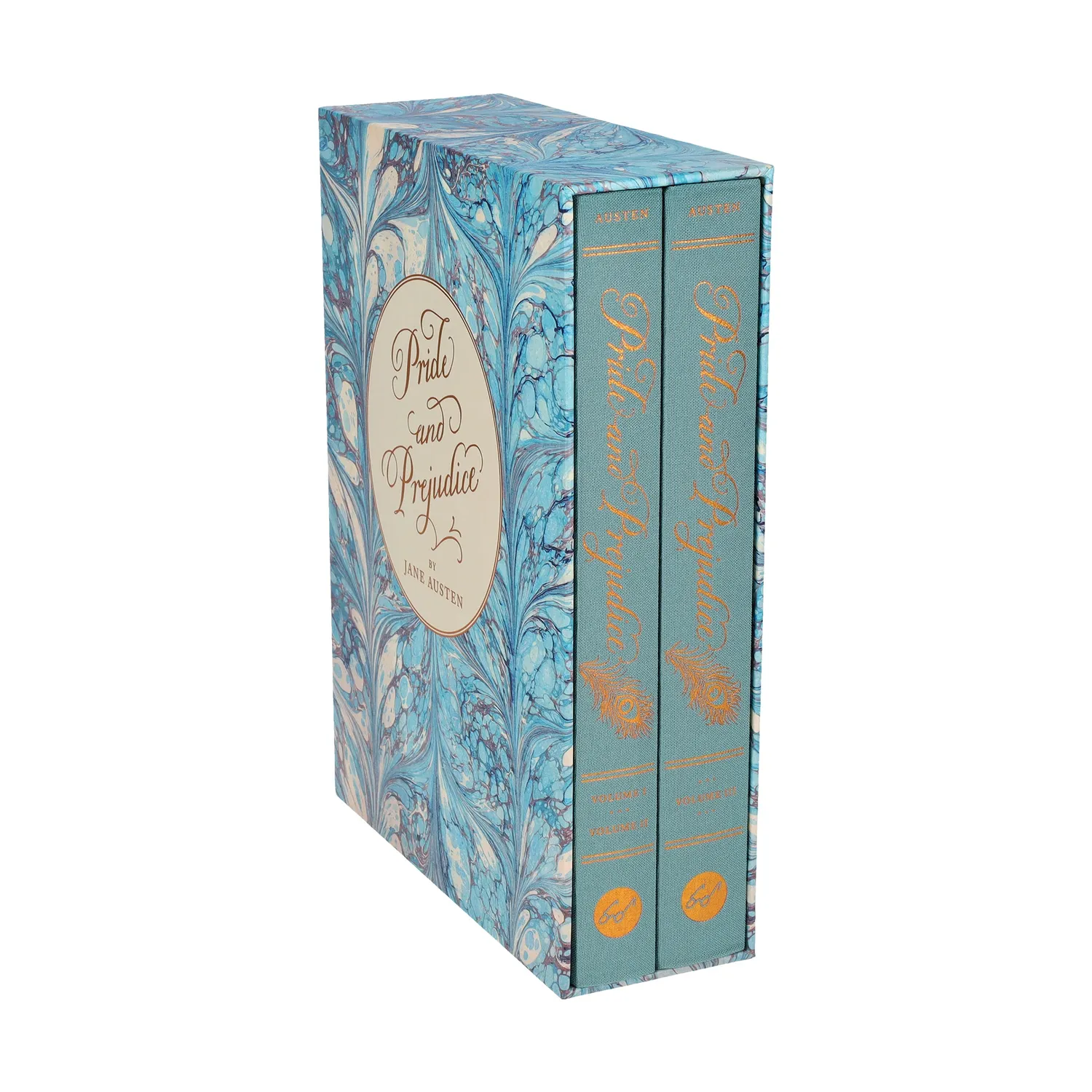 Abrams Pride and Prejudice samlerutgave innbundet 2 bind brev