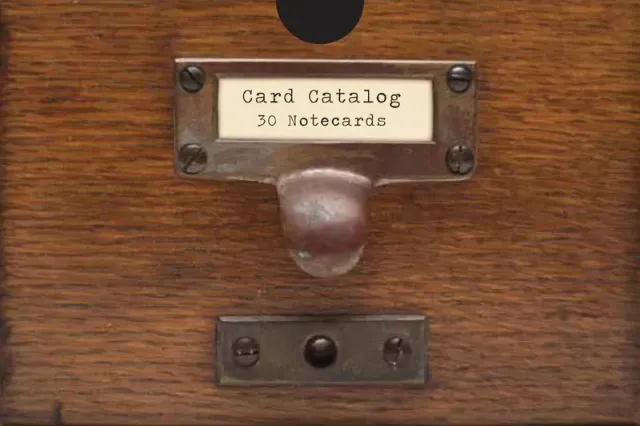 Chronicle Card Catalog notatkort 30-pakning bibliotek