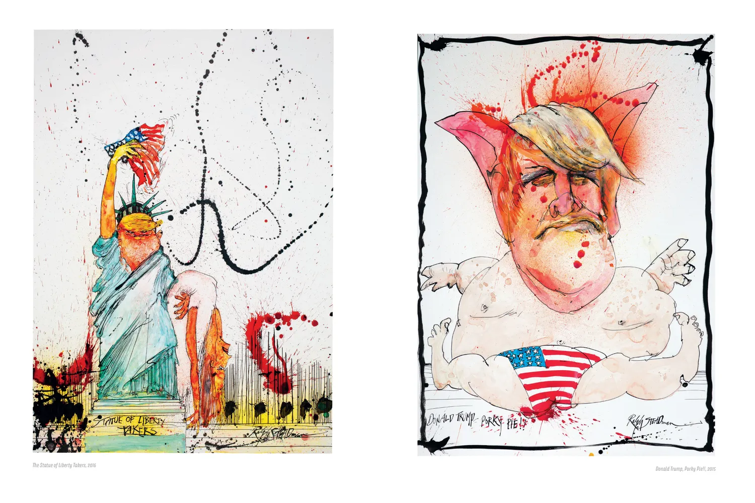 Abrams and Chronicle Ralph Steadman A Life in Ink mini kunstbok